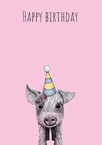 Tap to view Piglet Children's Birthday Card