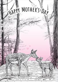 Tap to view Mother's Day Doe and Baby Card