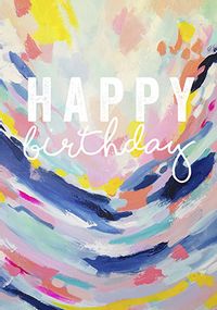 Tap to view Happy Birthday Paint Card
