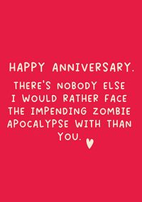 Tap to view Zombie Anniversary Card