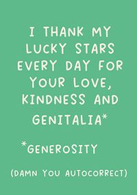 Tap to view Lucky Stars Anniversary Card