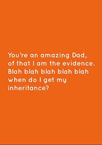 You're an Amazing Dad Father's Day Card