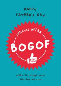 Special Offer Father's Day Spoof Card