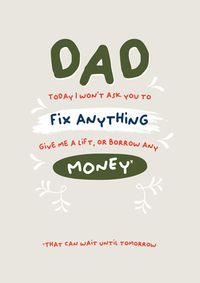 Tap to view Fix Anything  Father's Day Card