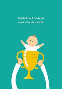Tap to view Congratulations on Your New Trophy New Baby Card