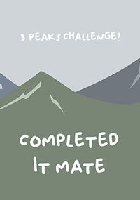 Tap to view Three Peaks Challenge? Birthday Card