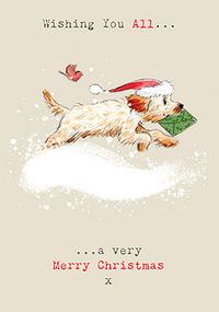 Wishing You all a Merry Christmas Cute Card