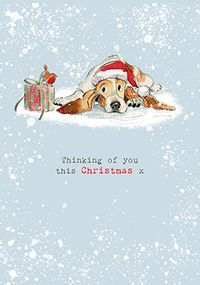 Tap to view Thinking of You Illustrated Christmas Card
