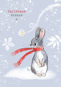 Christmas Wishes Cute Illustrated Christmas Card