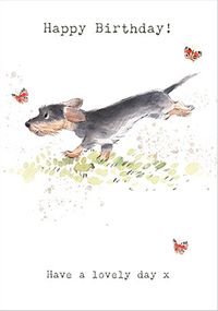 Lovely Dachshund Birthday Card