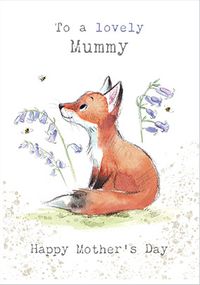 Lovely Mummy Fox Mother's Day Card