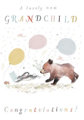 Lovely Little Grandchild New Baby Card