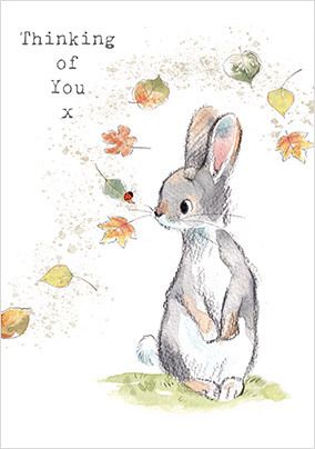 Thinking of You Autumnal Card