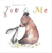Tap to view You & Me Cute Animals Wedding Card