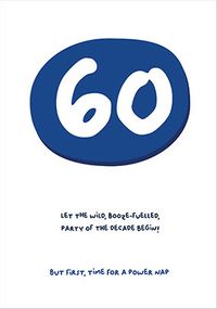 60th Birthday Funny Milestones Card