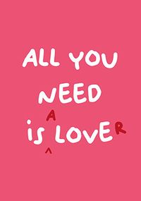 Tap to view All You Need is a Lover Card
