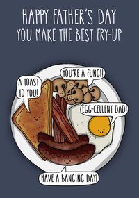 You Make the Best Fry Up Father's Day Card