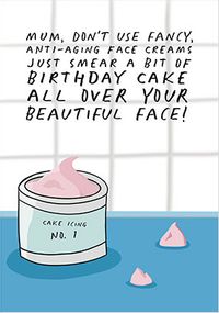 Tap to view Face Cream Birthday Card