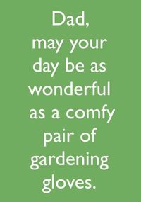 Tap to view Gardening Gloves Father's Day Card