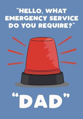 Require Dad Father's Day Card