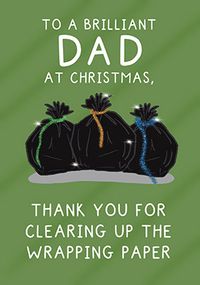 Tap to view Dad Clean Up Christmas Card