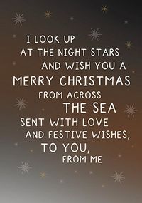 Tap to view Merry Christmas From Across the Sea Card