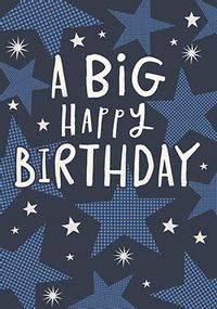 Tap to view A Big Happy Birthday Starry Card