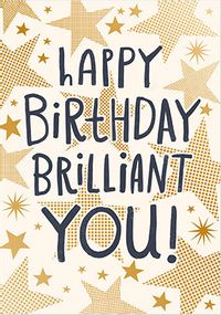 Tap to view Happy Birthday Brilliant You Starry Card