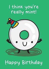 Really Mint Birthday Card