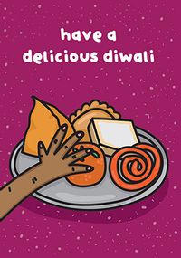 Delicious Diwali Card
