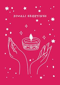 Tap to view Diwali Greetings Red Card