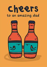 Tap to view Cheers to an An Amazing Dad Father's Day Card