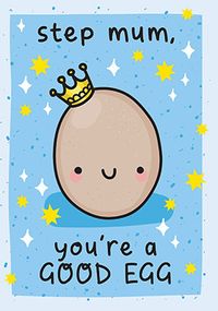 Good Egg Step Mum Mother's Day Card