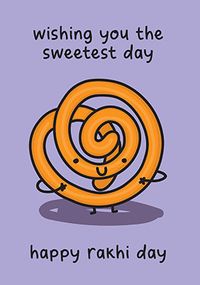 Sweetest Day Rakhi Card