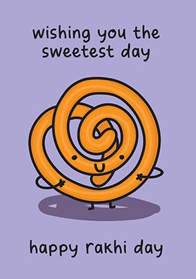 Sweetest Day Rakhi Card