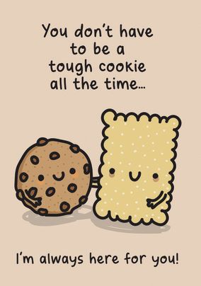 Tough Cookie Thinking of You Card