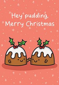 Hey Pudding Christmas Card