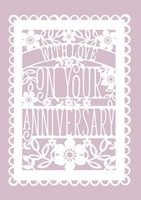 Tap to view With Love Anniversary Card