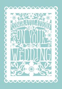 Congrats on your Wedding Day Card