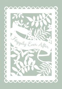 Tap to view Green Happily Ever After Wedding Card