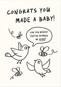 Tap to view Congrats Made a Baby Card