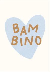 Tap to view Bambino New Baby Card Blue