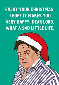 Sad Little Life Christmas Card