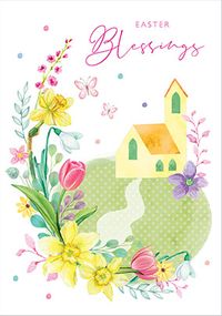 Tap to view Easter Blessings Church Card