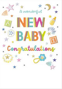 Tap to view A wonderful New Baby Card