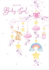 Tap to view Welcome Baby Girl Card