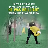 Tap to view Dad Footie Birthday Card
