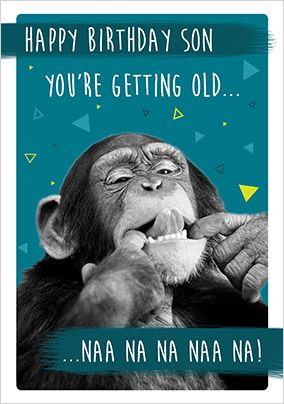 Getting Old Son Birthday card