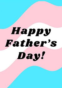 Happy Father's Day Flag Card