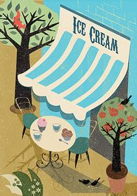 Ice Cream Parlour Card